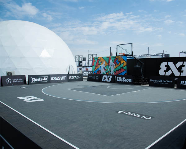 synthetic basketball court flooring